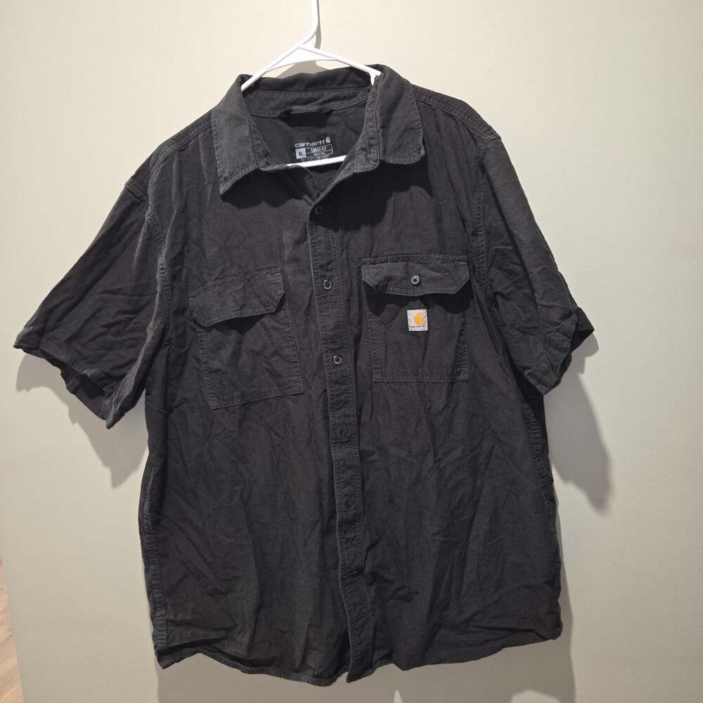 Carhartt Men's Loose Fit Short Sleeve Button-Front Work Shirt